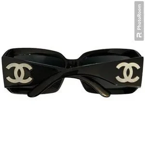 CHANEL Mother of Pearl 5076-H Black Square CC Sunglasses - Box Case, Cloth, Auth CHANEL | Accessories | Chanel Mother Of Pearl 576h Black  main image 2
